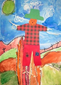 scarecrow collage