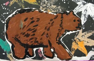 Old Bear painting