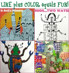 Line-plus-color