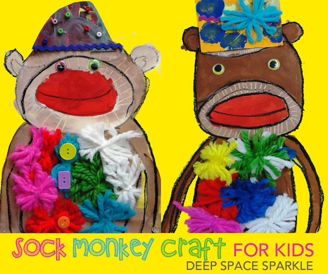 sock-monkey-art-project
