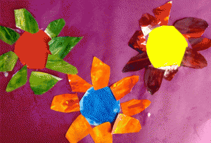 Colorwheel flowers