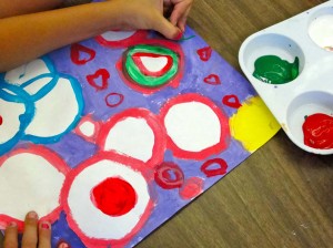 painting with circles