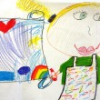 A portrait of me drawn by one of my students. So cute!