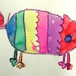 Chameleon painting Chameleon painting