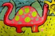 Polkadot dinosaur