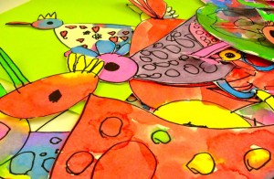 Bird art lesson