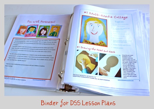 DSS lesson plan binder