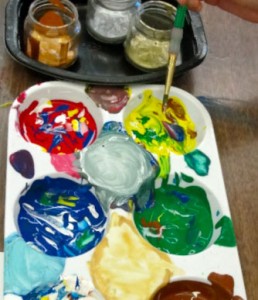 Very messy palettes!
