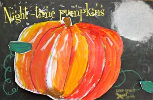 Nightime-Pumpkin-Art-Project