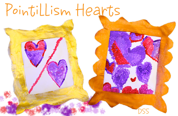 Pointillism-Hearts