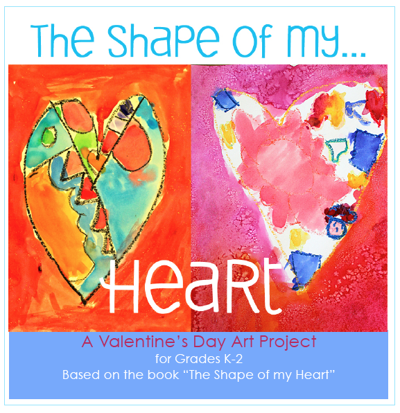 Shape of My Heart Art Lesson Deep Space Sparkle