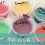 How to mix paints for Kid's art projects
