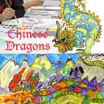 Learn how to draw and paint a Chinese dragon.