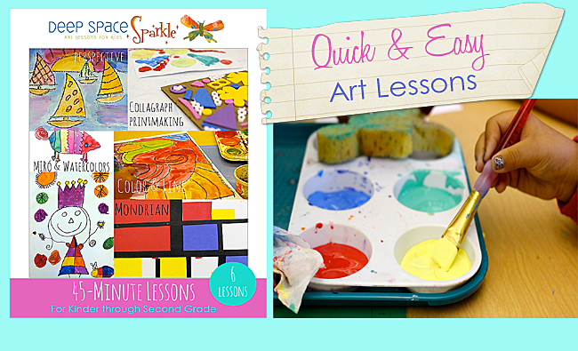 Quick and Easy Art Lessons | Deep Space Sparkle