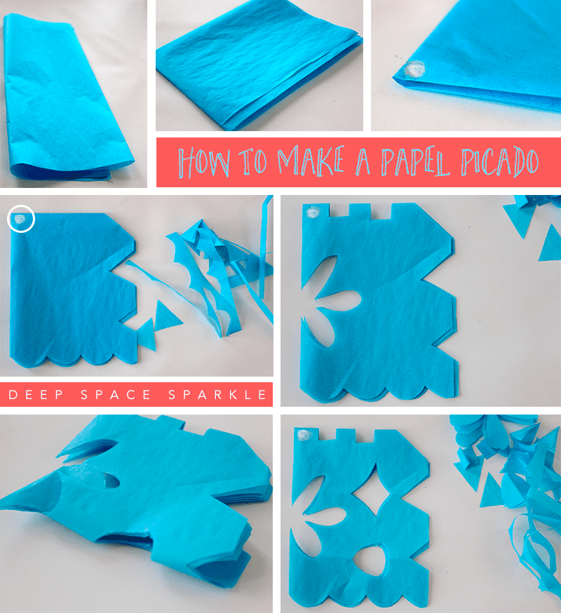 How To Make A Papel Picado Deep Space Sparkle