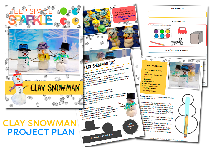 Download a Ceramic Snowman Art Project