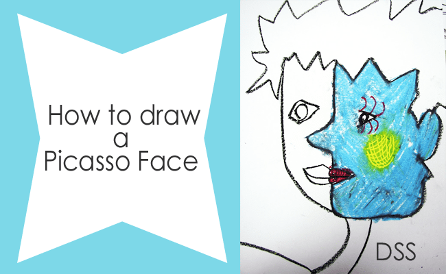 Picasso Face Roll & Draw Art Lesson