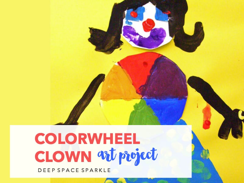 Colorwheel Clown Art Project