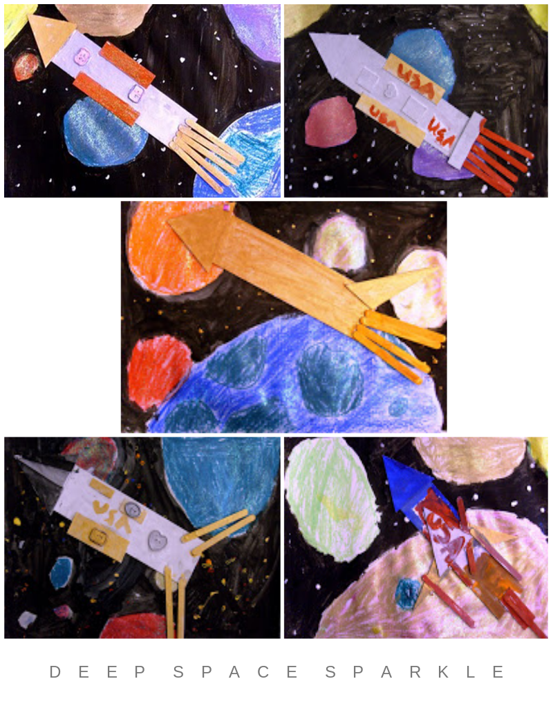 Space Rocket Art Kit for Kids  Art Studio in AACo — Artsy Partsy