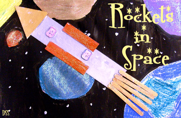 Rocket Art in Space