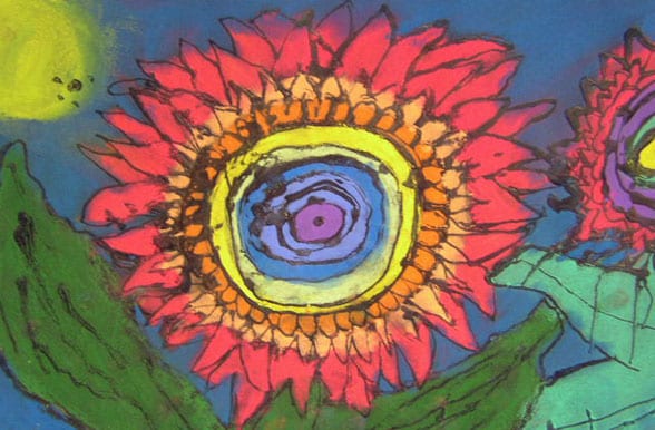 Chalk Pastel Flowers For Sixth Grade Deep Space Sparkle Chalk Pastel Flowers For Sixth Grade Deep Space Sparkle