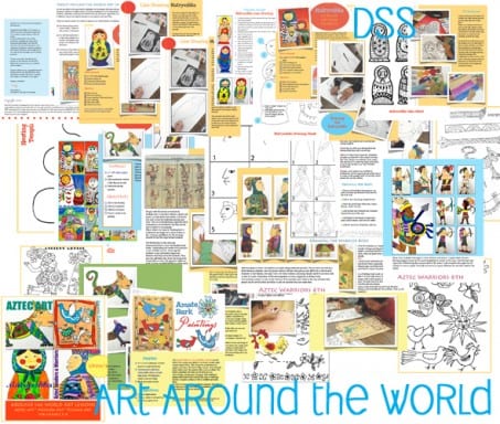 Art from Around the World: art projects for kids | Deep Space Sparkle