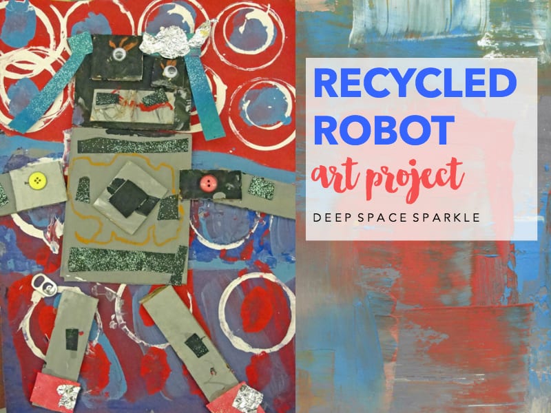 Recycled Robot Art Project