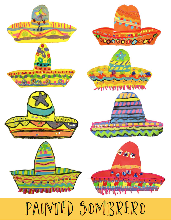 Painted Sombrero Art Project