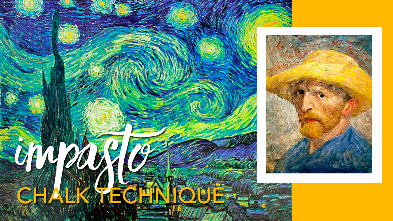 VAN GOGH CHALK TECHNIQUE