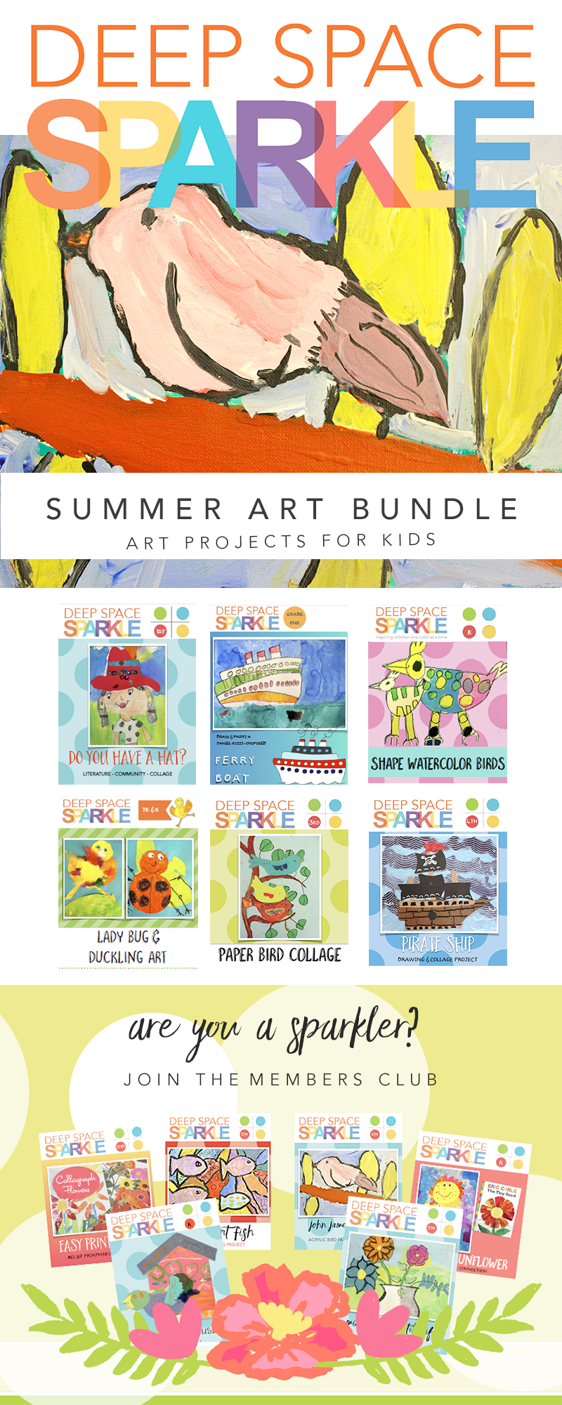 Summer Fun Art Bundle inside Deep Space Sparkle's Members Club