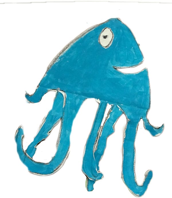 Drawing a squid