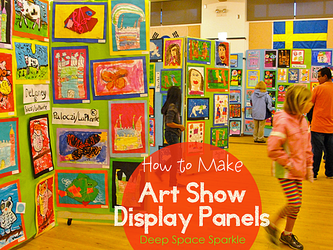 How to make art show display panels