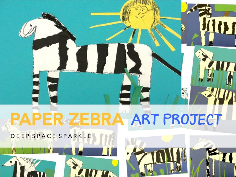 Paper Zebra Art Project