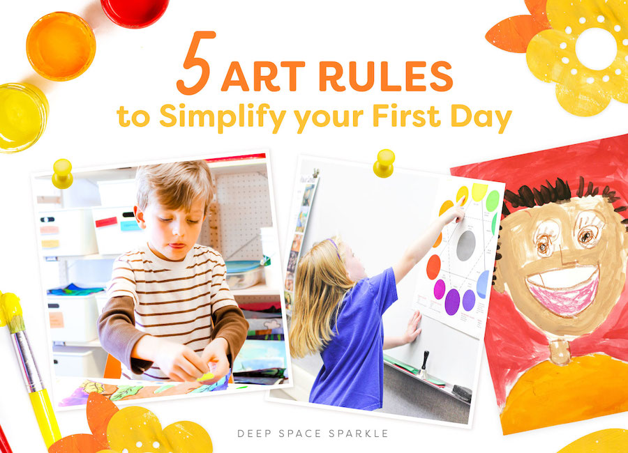 5 Rules to Simplify your First day of Art by Deep Space Sparkle