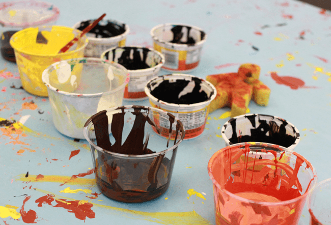 Best uses for tempera, watercolor and acrylic paints in the elementary art room.