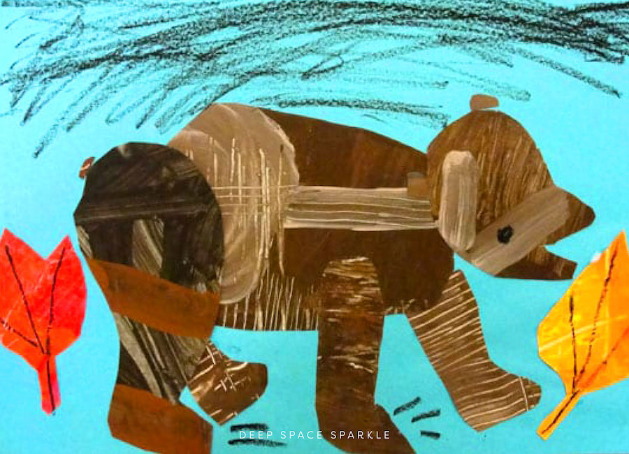 Brown Bear, Brown Bear What Do You See? Art project