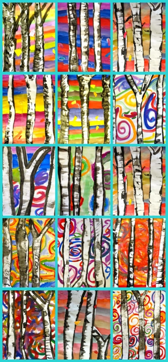 second and third grade trees | Deep Space Sparkle
