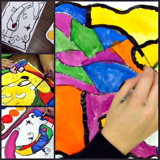 Joan Miro Portrait Game Art lessons for kids, Learn art, Art lessons