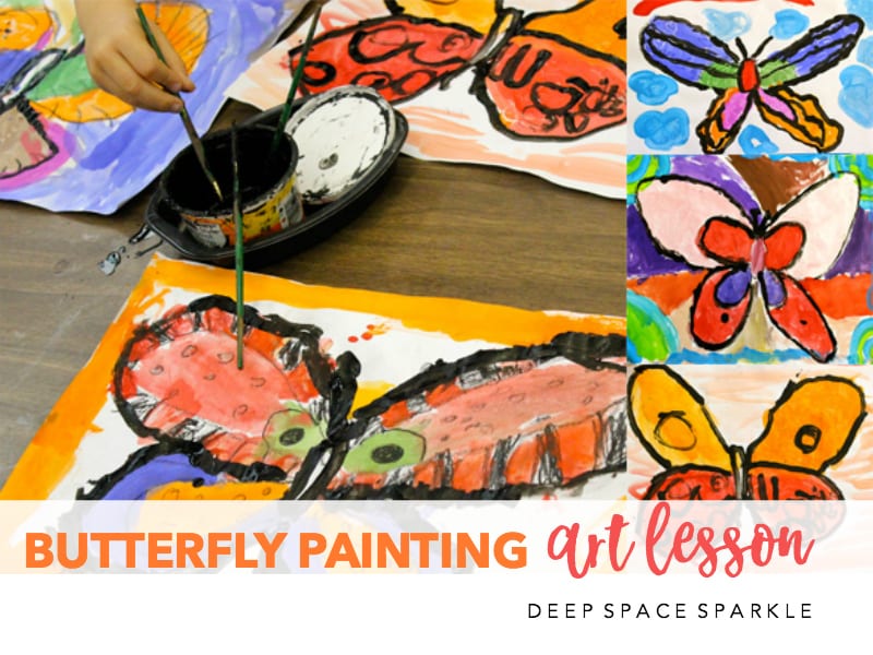 Butterfly Painting Art Lesson