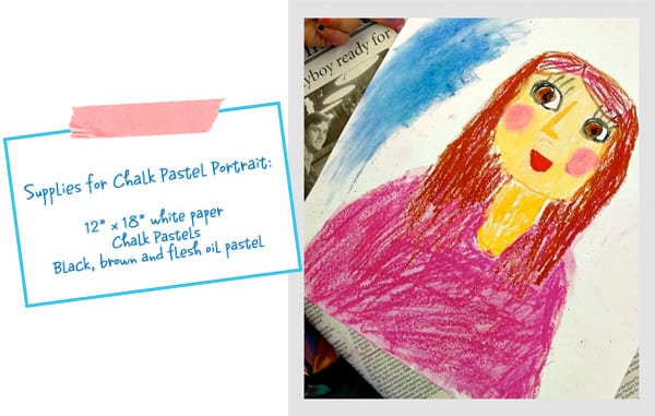 The Primary Portrait Project: Chalk Pastel