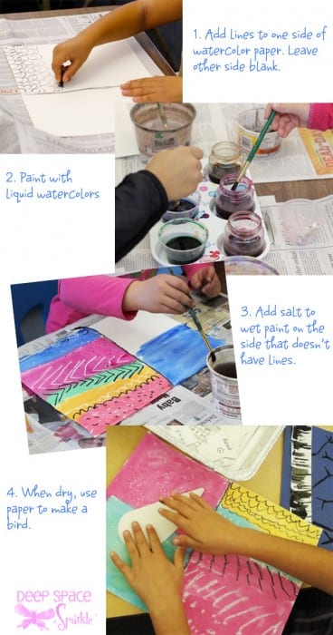 Winter Bird Art Lesson | Deep Space Sparkle