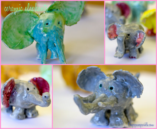 ceramic elephant art project