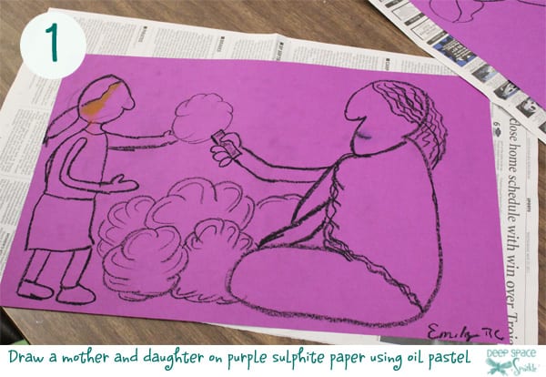 mother's-helper-drawing | Deep Space Sparkle