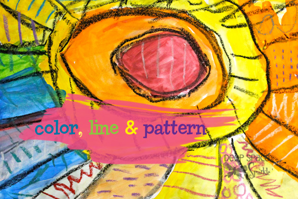 Draw, Paint, Create” Pattern