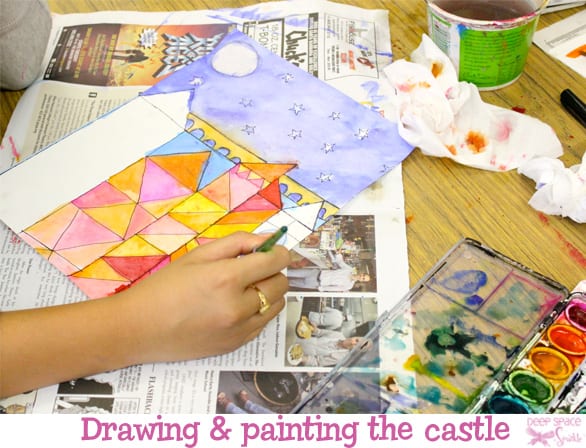 Drawing and painting the castle- Paul Klee