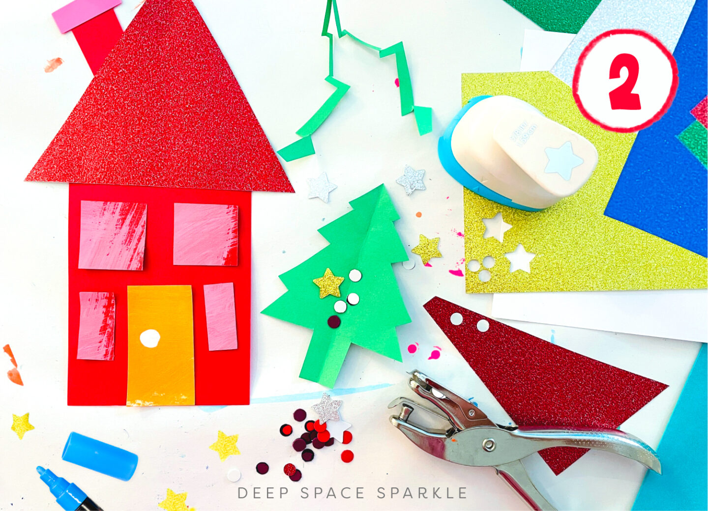 Holiday Collage Project | Deep Space Sparkle