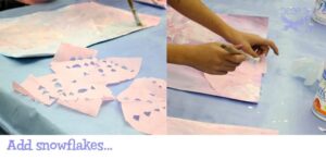 The Snowy Day Art Project | Deep Space Sparkle