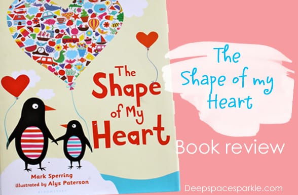 The Shape of My Heart is a great book to read during Valentine’s Day festivities. Also links up to a kid’s art project.