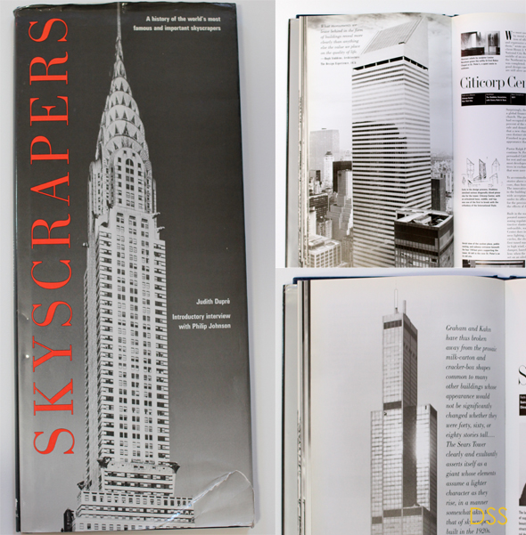 Skyscraper-books-for-art-project