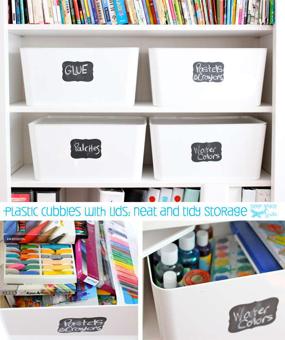 Kid Art Supply Storage Ideas